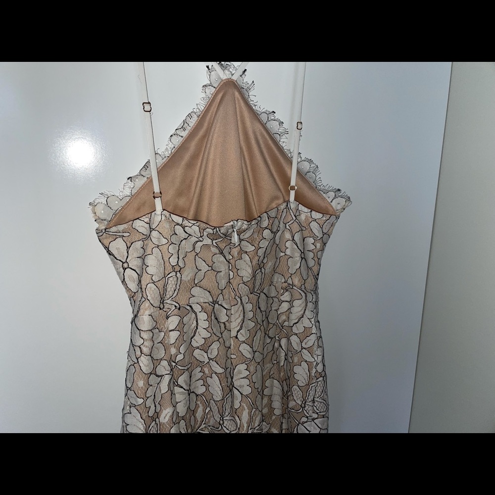 Lulus Delicate Darling Beige and Ivory Lace - Picture 7 of 9